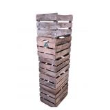 5 Wooden Apple Crates