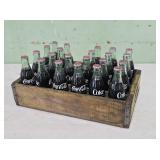 Wooden Coca-Cola Crate with Unopened Bottles