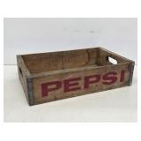 1966 Pepsi Wooden Bottle Crate