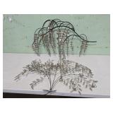 2 Decorative Metal Wall Art Items