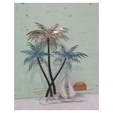 Decorative Metal Palm Trees Wall Art