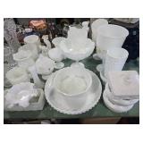 Large Milk Glass Collection