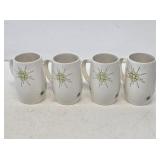 Franciscan Atomic Starburst Tall Mugs