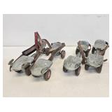 2 Sets Vintage JC Higgins Adjustable Rollerskates