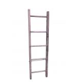 Primitive Wooden 5 Rung Ladder