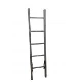 Primitive Wooden 5 Rung Ladder