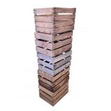 5 Wooden Apple Crates