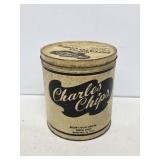 Charles Chips Metal Advertising Tin