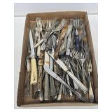 Vintage Silverplate Flatware Knives & Forks