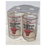 NIB 1992 Chicago Bulls Champions Glasses