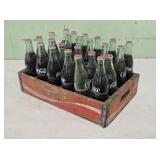 Wooden Coca-Cola Crate with Unopened Bottles