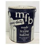 MFB 50lb Advertising Lard Can