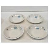 4 Franciscan Atomic Starburst 7" Salad Bowls