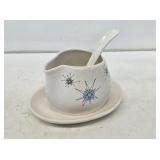 Franciscan Atomic Starburst Gravy Boat with Ladel