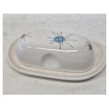 Franciscan Atomic Starburst Covered Butter Dish