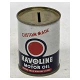 NOS Havoline Motor Oil Coin Bank
