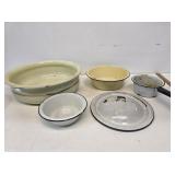 Assorted Graniteware Bowls