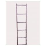 Primitive Wooden 6 Rung Ladder