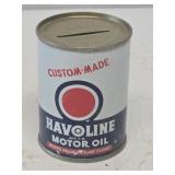 NOS Havoline Motor Oil Coin Bank