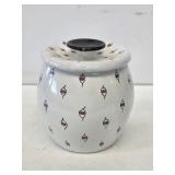 Italy Stoneware Cookie Jar with Lid
