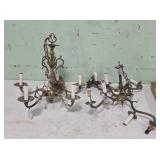 2 Victorian Chandeliers with Prisms