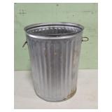 Galvanized Metal #20 Waste Can (No Lid)