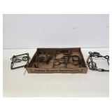 6 Primtiive Steel Animal Traps