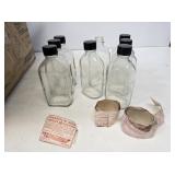 48 NOS Medicine Bottles with Labels