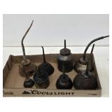 8 Early Thumb Pump Oil Cans