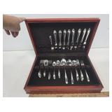 Gorham Silverplate Flatware Set with Chest