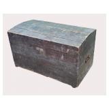 Early Pine Dovetailed Dome Top Blanket Chest