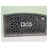 Stained Leaded Glass Transom Window