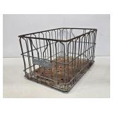 1964 Shamrock Dairy Metal Milk Crate