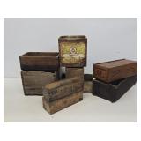 Small Wooden Advertising Boxes