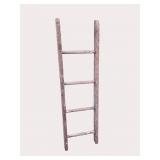 Primitive Wooden 4 Rung Ladder