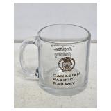Canadian Pacific Railway Glass Mug