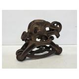 Primitive New Mfg. Cast Iron Hay Trolley