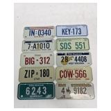 (10) 1979 Bicycle License Plates