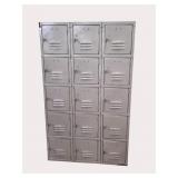 15 Door Metal Locker Cabinet