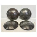 4 Early Chevrolet Hub Caps