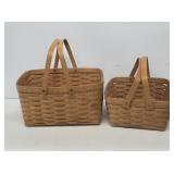 1993 & 1994 Longaberger Baskets with Handles