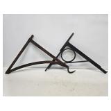 2 Handmade Wrought Iron Brackets