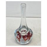 Art Glass Bud Vase Paperweight