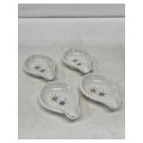 4 Franciscan Atomic Starburst Spoon Rests