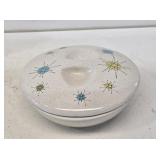Franciscan Atomic Starburst 8" Covered Bowl