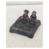 Wilton Cast Iron Amish Boy & Girl Ash Tray