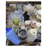 Assorted Glassware & Home Goods