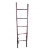 Primitive Wooden 5 Rung Ladder