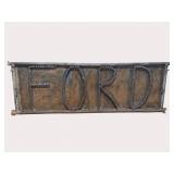 Handmade Metal Ford Panel
