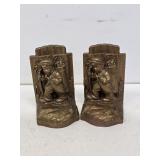 Chalkware Boy Bookend Set
